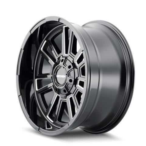 Mayhem 8115 Apollo 20x9 / 8x170 BP / 0mm Offset / 125.2mm Hub Black w/ Milled Spokes Wheel