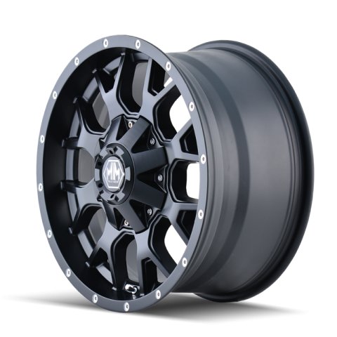 Mayhem 8015 Warrior 20x10 / 5x127 BP / -25mm Offset / 87mm Hub Matte Black Wheel