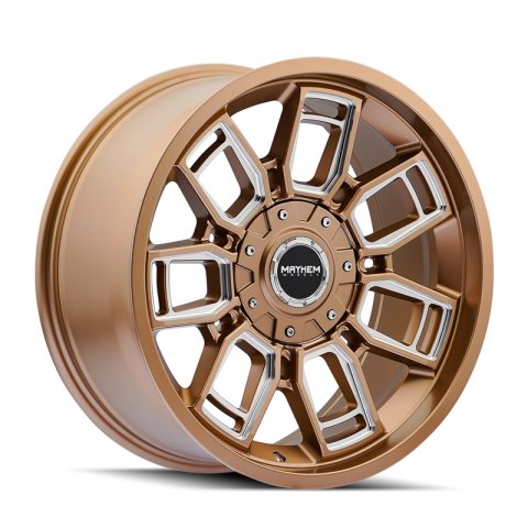 Mayhem 8118 Ordinance 20x9 / 6x135/139.7 BP / 106.1mm Hub Matte Bronze Wheel w/ Milled Spokes