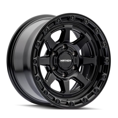 Mayhem 8306 Ridgeline 17x8.5 / 6x135 BP / -6mm Offset / 87.1mm Hub Satin Black Wheel