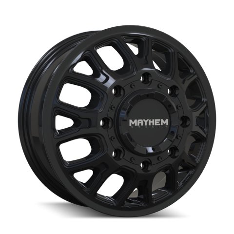 Mayhem 8107D Cogent Dually 17x6.5 8x200 BP 125mm Offset 142mm Bore Gloss Black