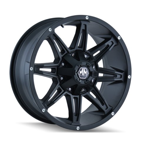 Mayhem 8090 Rampage 18x9 / 8x170 BP / -12mm Offset / 130.8mm Hub Matte Black Wheel