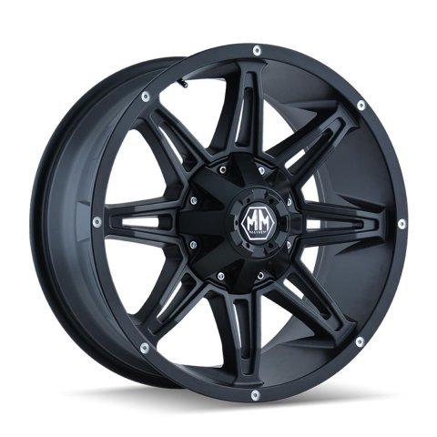 Mayhem 8090 Rampage 20x10 / 8x165.1 BP / -25mm Offset / 130.8mm Hub Matte Black Wheel