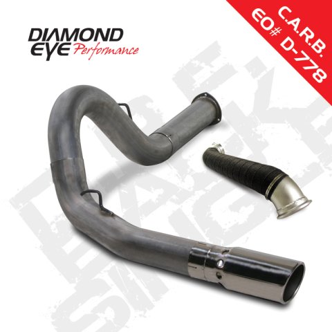 Diamond Eye KIT 5in DPF-BACK Single w/ TDP SS 07.5-10 Chevy/GMC 6.6L Duramax 2500/3500