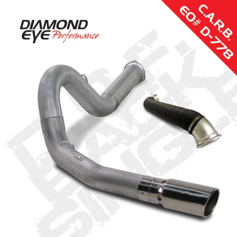 Diamond Eye KIT 5in DPF-BACK Single w/ TDP AL 07.5-10 Chevy/GMC 6.6L Duramax 2500/3500
