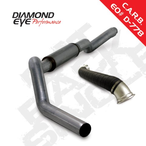 Diamond Eye KIT 5in Catback Single w/ TDP SS 06-07 Chevy/GMC 6.6L Duramax 2500/3500