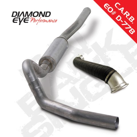 Diamond Eye KIT 4in Catback Single w/ TDP SS 06-07 Chevy/GMC 6.6L Duramax 2500/3500