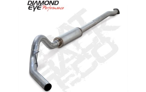 Diamond Eye KIT 4in Catback Single AL 16-18 Ford F-150 Eco-Boost / V8