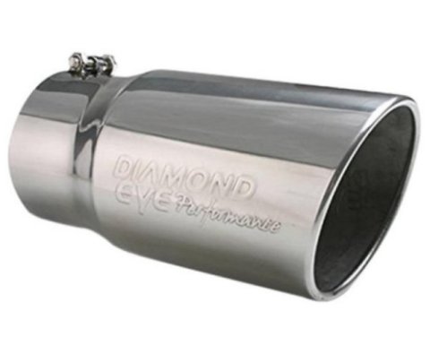 Diamond Eye Downpipe 4in SS: 89-93 5.9L DODGE MACHINED EF