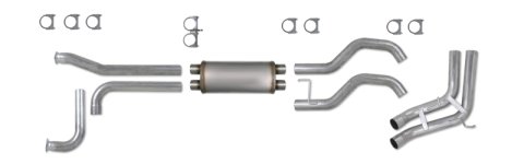 Diamond Eye KIT 3-1/2in Catback SPORT-SIDE DUAL GAS AL: NISSAN TITAN 5.6L 07-10