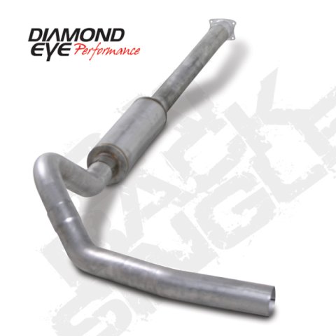 Diamond Eye KIT 4in Catback Single AL CHEVY/GMC 6.6L 2500/3500 01-05