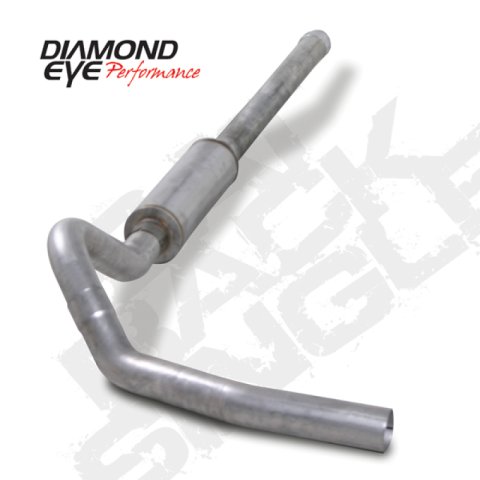 Diamond Eye KIT 4in Catback Single AL CHEVY/GMC 6.6L 2500/3500 2006-2007.5