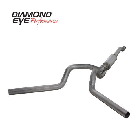 Diamond Eye KIT 4in Catback DUAL SS: 03-07 FORD 6.0L F250/F350