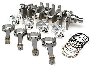 Brian Crower Honda F20C/F22C Stroker Kit-97mm Billet Crank Sportsmans Rods (5.893in) Custom Pistons