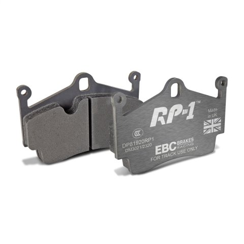 EBC Racing 12-16 Porsche Boxster (Cast Iron Disc Only) RP-1 Race Rear Brake Pads
