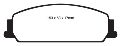 EBC 08-10 Pontiac G8 3.6 Yellowstuff Front Brake Pads