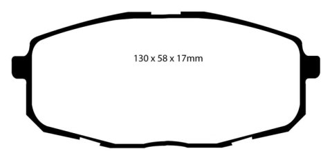 EBC 09-12 Hyundai Elantra 2.0 Touring Ultimax2 Front Brake Pads