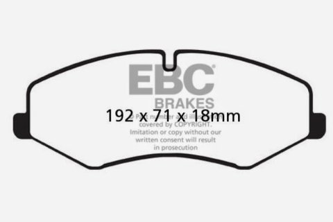 EBC 10-14 Land Rover LR4 5 Extra Duty Front Brake Pads