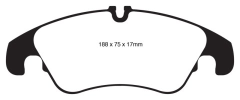 EBC 11 Audi A6 2.0 Turbo Greenstuff Front Brake Pads