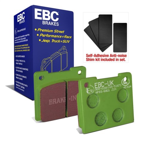 EBC 66-68 Volvo 140 1.8 Greenstuff Rear Brake Pads