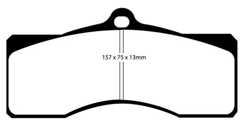 EBC 68-69 Chevrolet Camaro (1st Gen) 4.9 Bluestuff Front Brake Pads