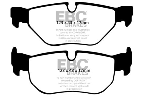 EBC Brakes Yellowstuff Performance Brake Pads
