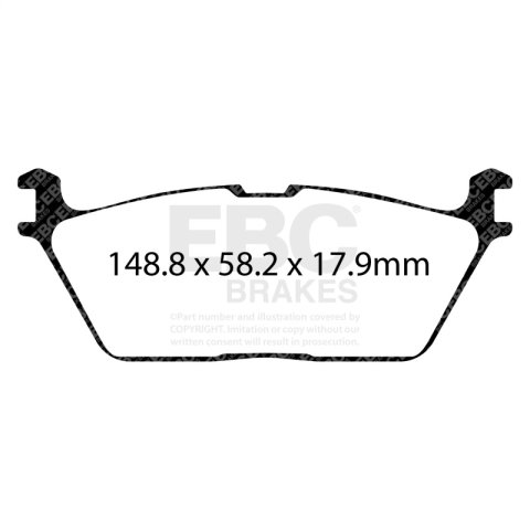 EBC 2019+ Ram 1500 (DT) 3.6L Ultimax Rear Brake Pads