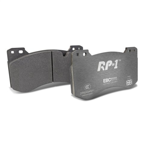 EBC Racing 2021+ BMW M3/M4 / 2023+ BMW M2 (G80/G82/G87) w/Cast Iron Rotor RP-1 Race Front Brake Pads