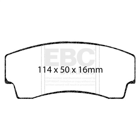 EBC Racing 99-02 Noble M12 2.6TT SR-11 Sintered Race Rear Brake Pads
