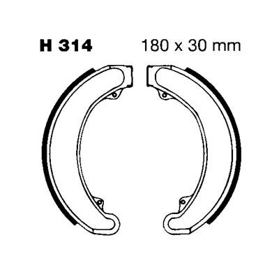 EBC 1974 Honda CB 350 Front Left FA-SFA-X Brake Pads