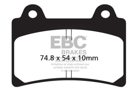 EBC 1990 Yamaha FZR 400 A Front Left/Right FA-SFA-X Brake Pads