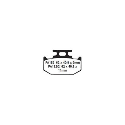 EBC 91-93 Suzuki RM 125 Front Left R Series Sintered Brake Pads