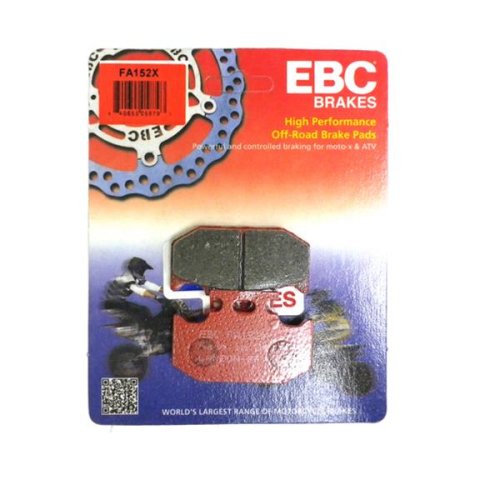 EBC X Series Moto-X Brake Pads FA152X Pads, Powersport, Series, Carbon Graphite, Suzuki, Kawasaki, Yamaha, Set