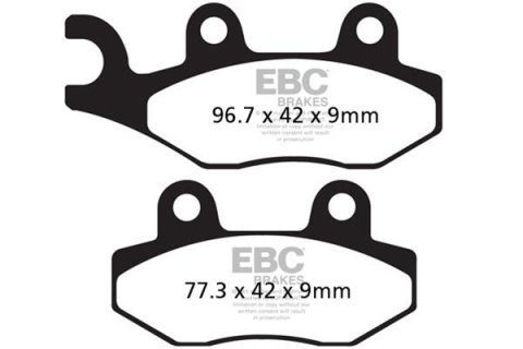 EBC 96-97 Honda CMX 250 C Rebel Front Left FA-SFA-X Brake Pads
