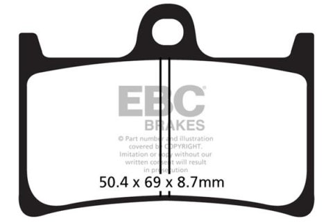 EBC 91-92 Yamaha FZR 400 RR Front Left/Right FA-SFA-X Brake Pads