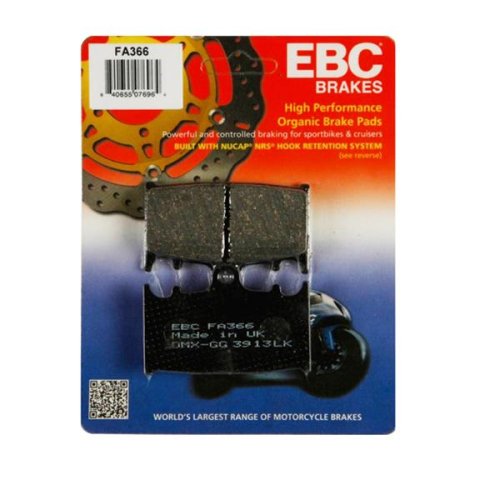 EBC 02-04 Suzuki VL 1500 Intruder LC Rear Left FA-SFA-TT-X Brake Pads