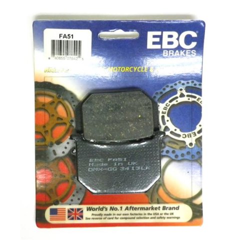 EBC 1988 Suzuki GN 250 J Front Left/Right FA-SFA-X Brake Pads