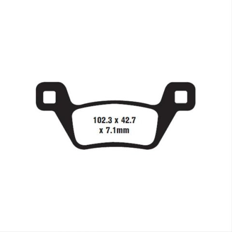 EBC 10-11 Kymco ATV MXU 500 4x4 IRS (Carb Models) Rear Left/Right FA-SFA-TT-X Brake Pads