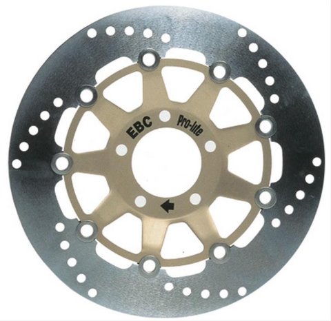 EBC 07-14 Yamaha XVS 1300 V-Star Rear Left/Right Standard Rotor