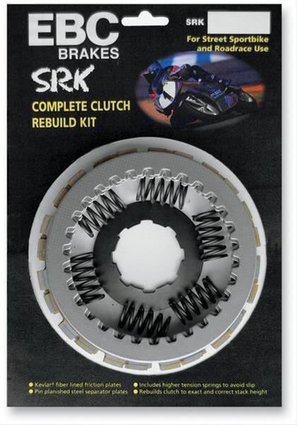 EBC 07-16 Kawasaki ZX6 R (599cc) SRK Aramid Fiber Sportbike Racing Clutch Kit