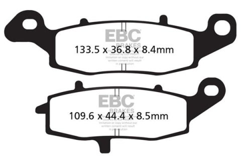 EBC 00-02 Kawasaki W 650 EJ 650 Front Left/Right FA-SFA-X Brake Pads