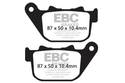 EBC 04-10 Harley Davidson Sportster XL 883 Standard Rear Right FA-SFA-TT-X Brake Pads