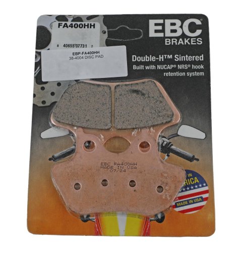 EBC 00-07 Harley Davidson Touring FLHR Road King Front Left/Right Sintered HH Brake Pads