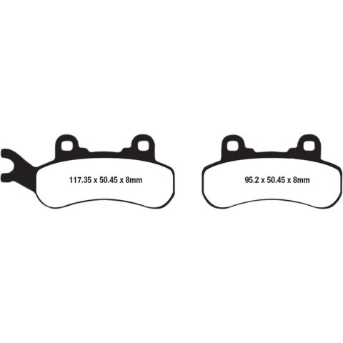 EBC 19-24 Maverick X3 Turbo R Series Sintered Brake Pads Front Right Brake Pads