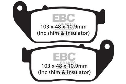 EBC 04-06 Harley-Davidson Sportster XL 883 Organic Brake Pads