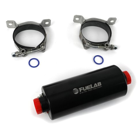 Fuelab Prodigy High Flow Carb In-Line Fuel Pump - 1800 HP - Black