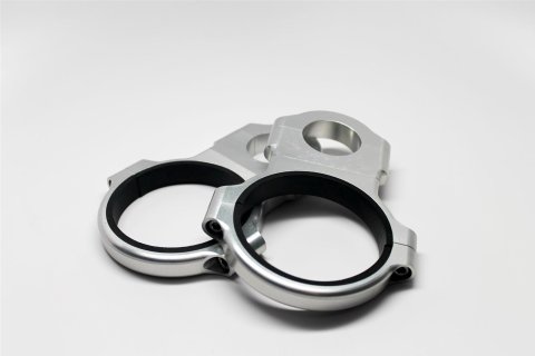 Fuelab Cage Mount Fuel Pump & Filter Combo Billet Bracket Set - (1) Pump Bracket (1) Filter Bracket