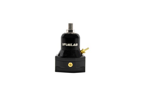 Fuelab 565 Carb Adjustable FPR 4-12 PSI (2) -10AN In (1) -10AN Return Max Flow Bypass - Black