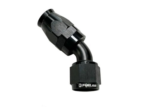 Fuelab PTFE Swivel Hose End Fitting - 45 Degree - 10AN
