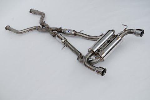Invidia 2022+ Nissan Z 70mm Gemini Cat Back Exhaust - Rolled Stainless Steel Tips